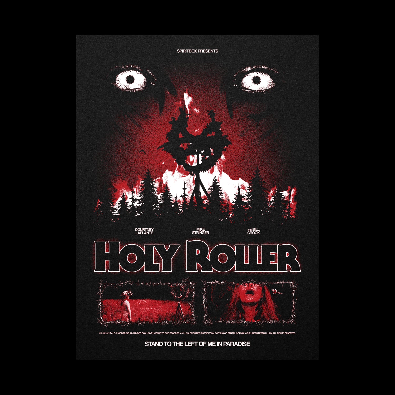 Holy Roller Horror 18" X 24" Lithograph Poster w/ Tube