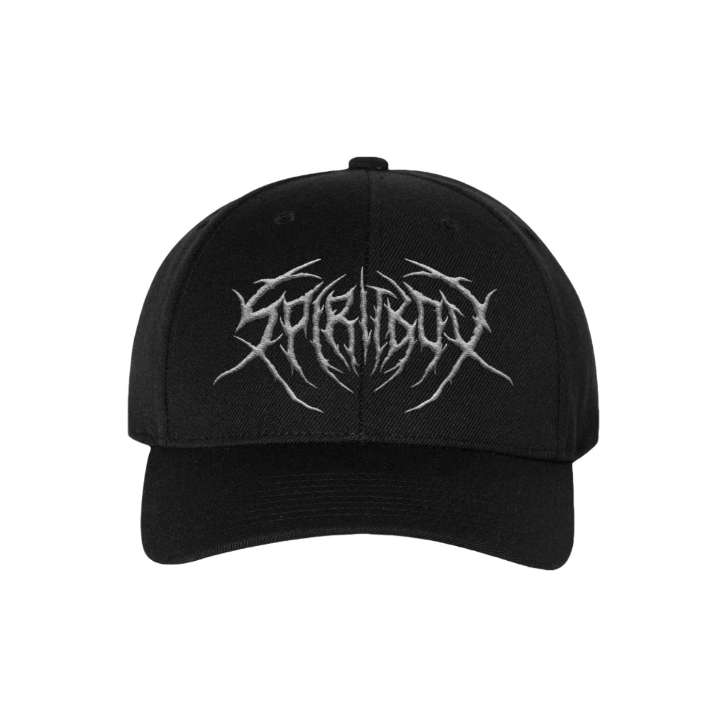 Death Metal Logo Black Snapback Hat