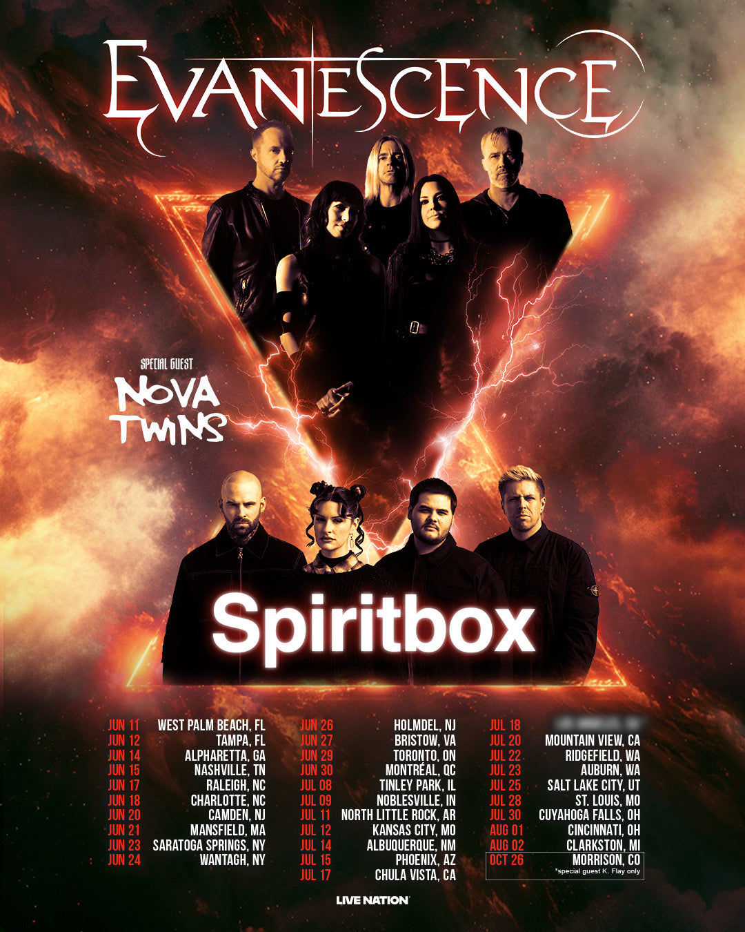 Spiritbox will join Evanescence on North American Tour in Summer '26