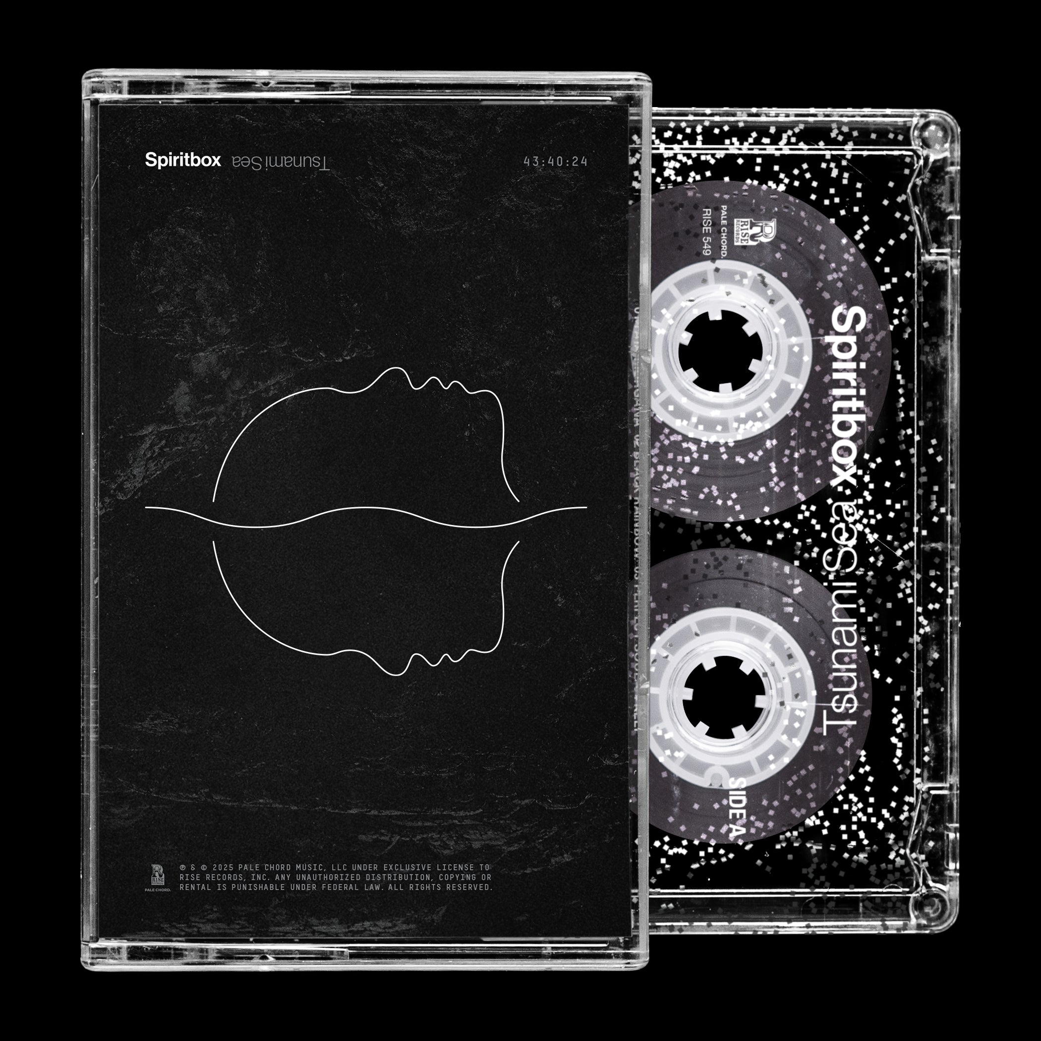 Tsunami Sea Glitter Cassette Tape