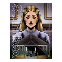 A comic book cover shows a woman with closed eyes above a night house. The Spiritbox brand name is on the left, someone stands alone by the house, and "Constance" is on the right edge.