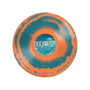A limited edition Holy Wars Tangerine Aqua Smash Vinyl features a vibrant orange and teal splatter. The label reads HOLY WARS above stylized clouds, inspired by the CULT CLASSIC BODY collection, set against a plain white background.