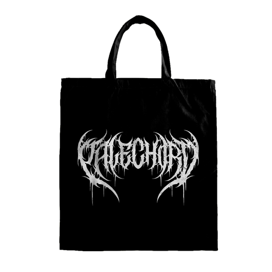 Death Metal Logo Black Tote Bag