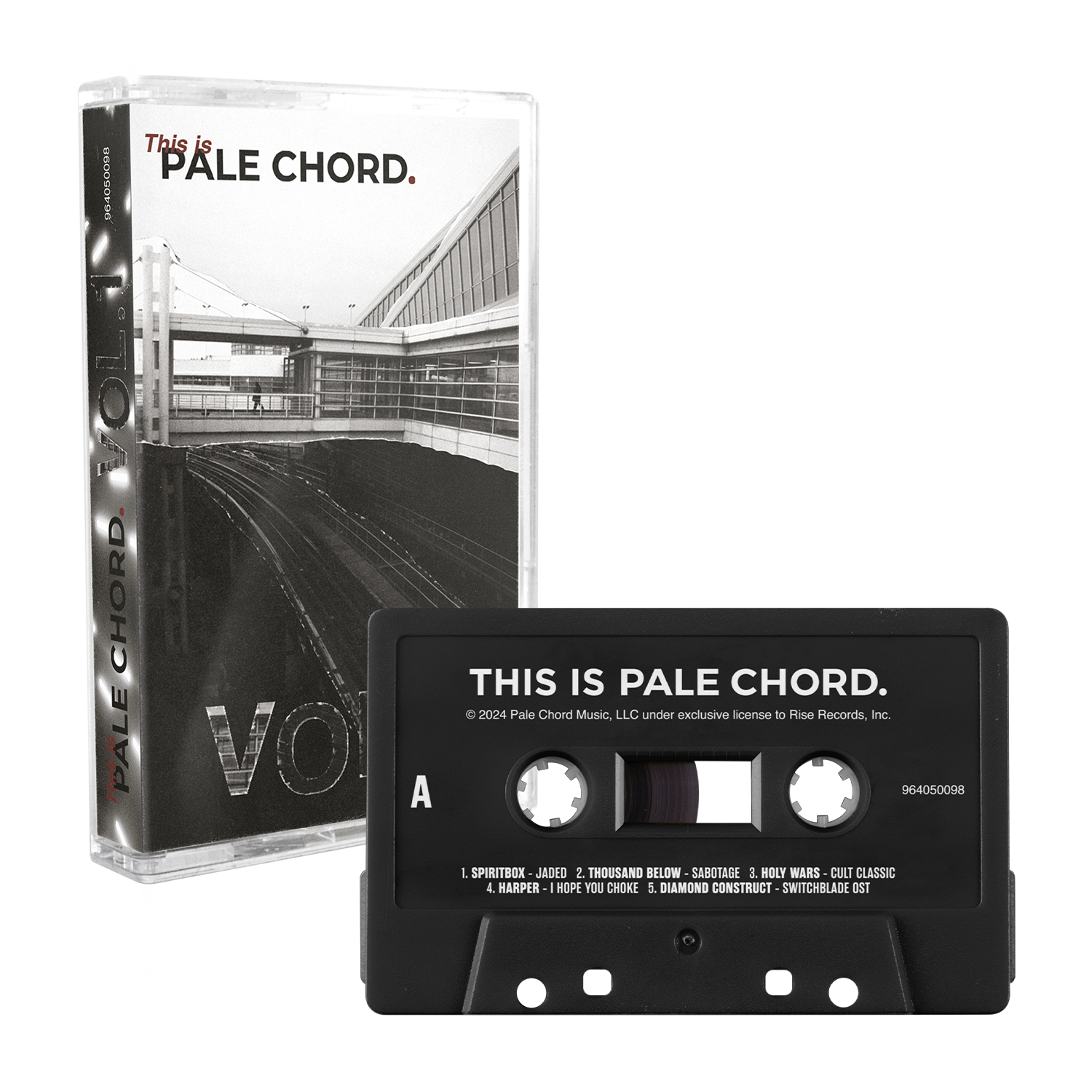 A cassette tape and case from Pale Chord Music—ideal for collectors and Spiritbox fans wanting a limited pressing to enhance their vinyl collection.