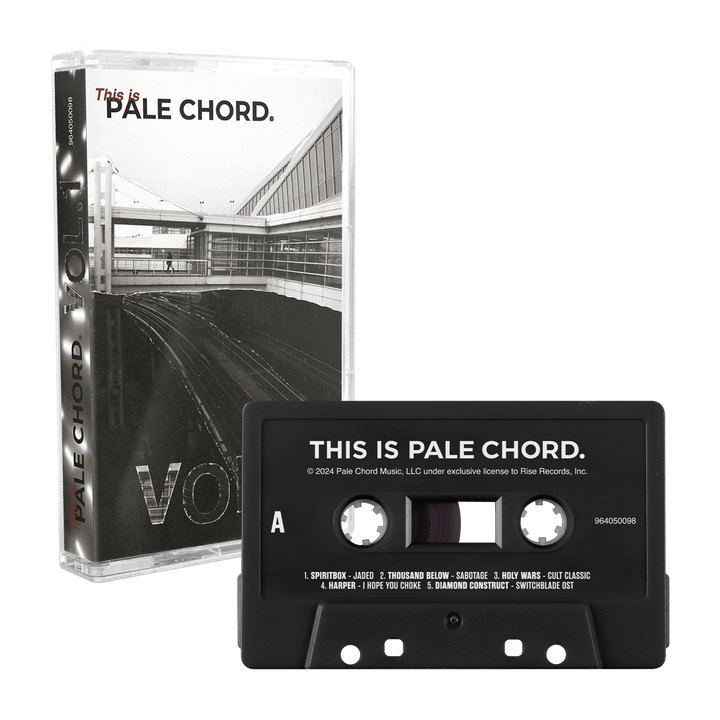 A cassette tape and case from Pale Chord Music—ideal for collectors and Spiritbox fans wanting a limited pressing to enhance their vinyl collection.
