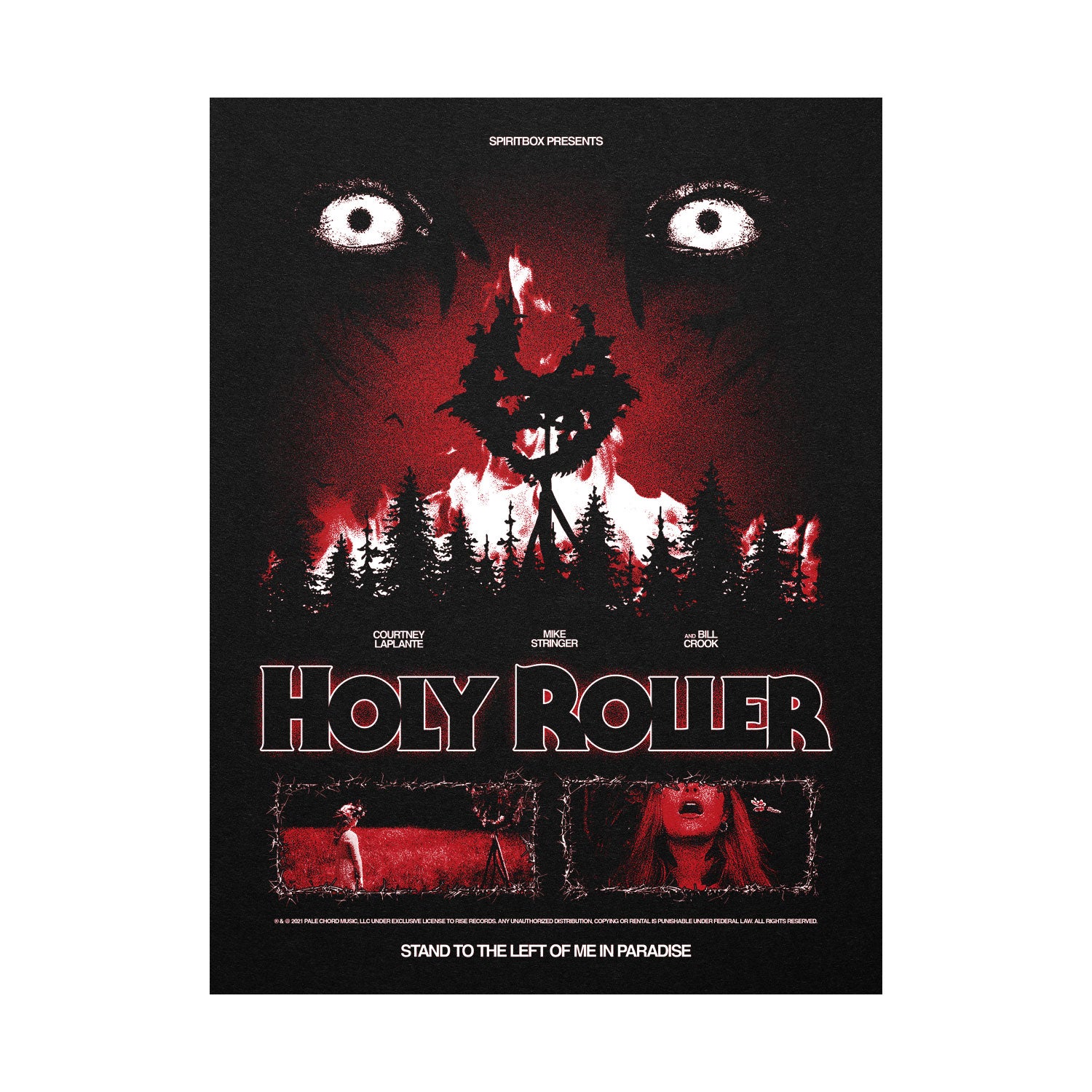 Holy Roller Horror 18" x 24" Lithograph Poster w/ Tube