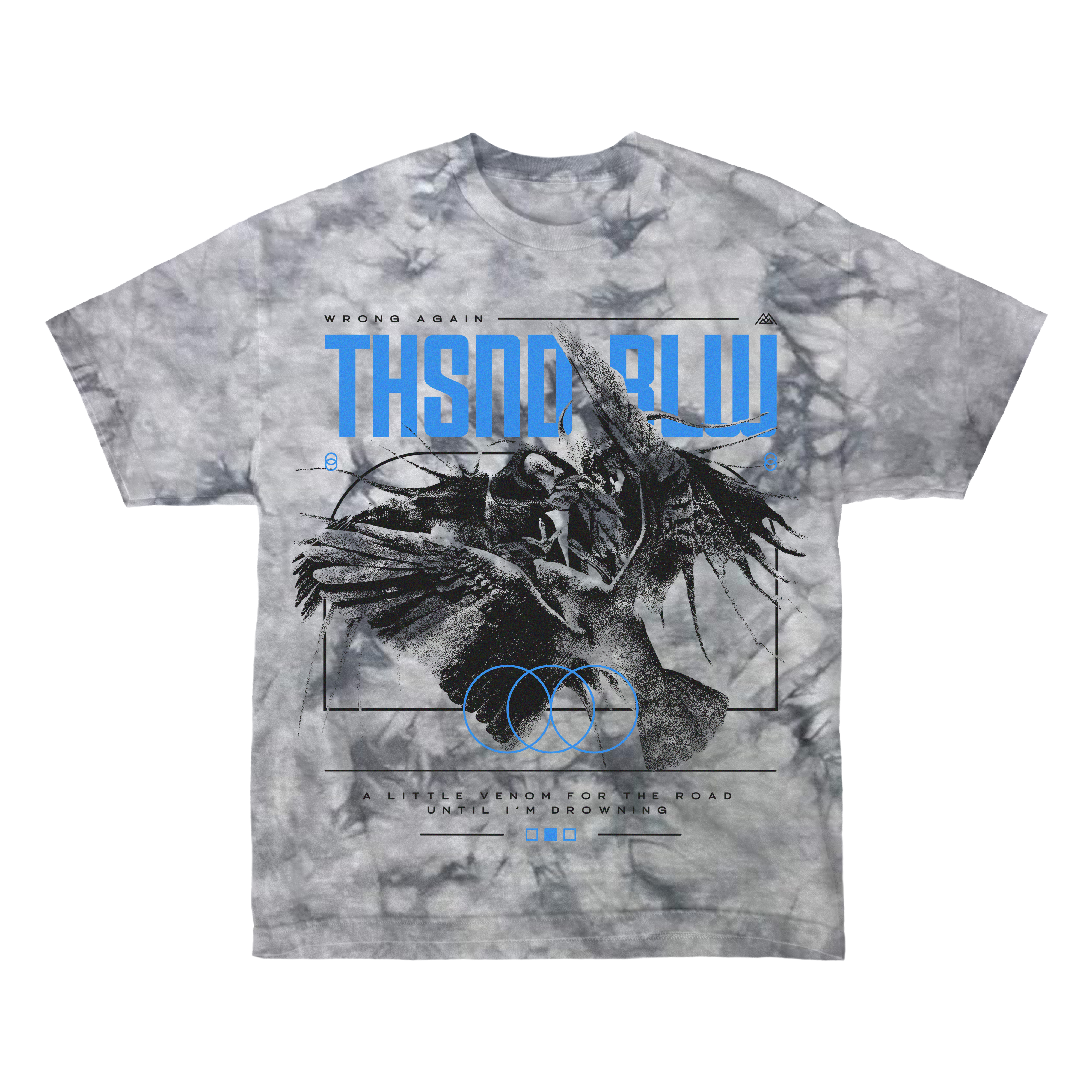 Wrong Again Crystal Silver Dye T-Shirt