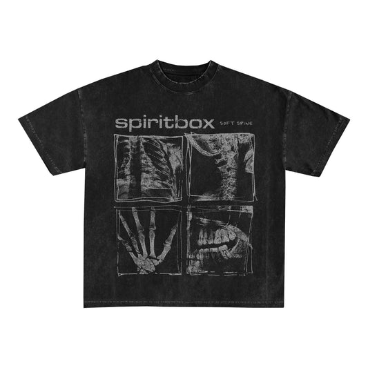 Soft Spine X-Ray Mineral Black T-Shirt