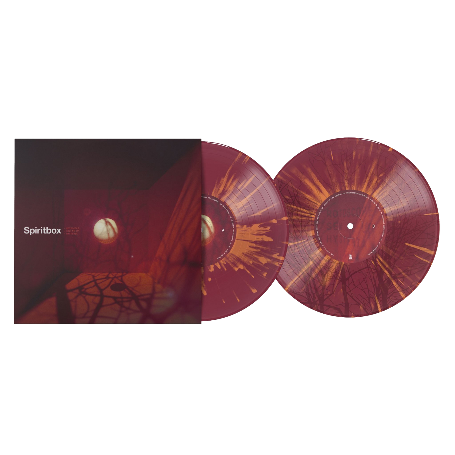 Rotoscope Red W/ Tangerine Splatter 10" Vinyl LP